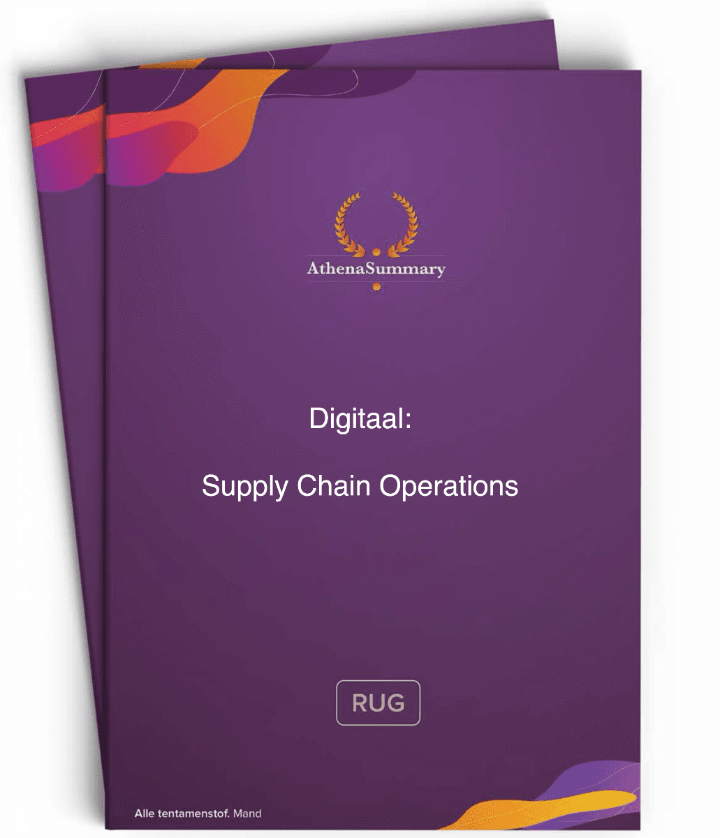 Digitaal: Supply Chain Operations