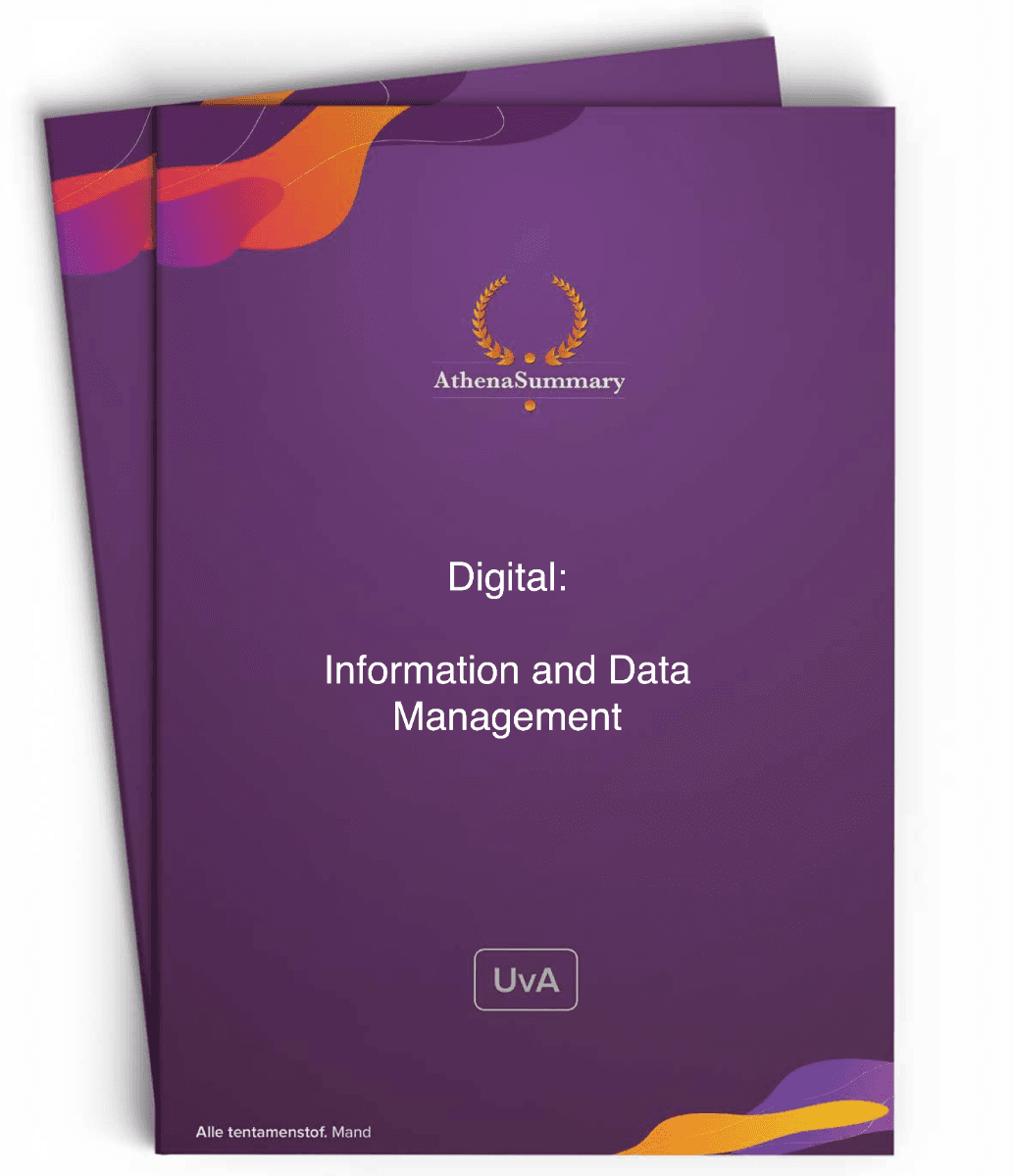 Digital: Information and Data Management