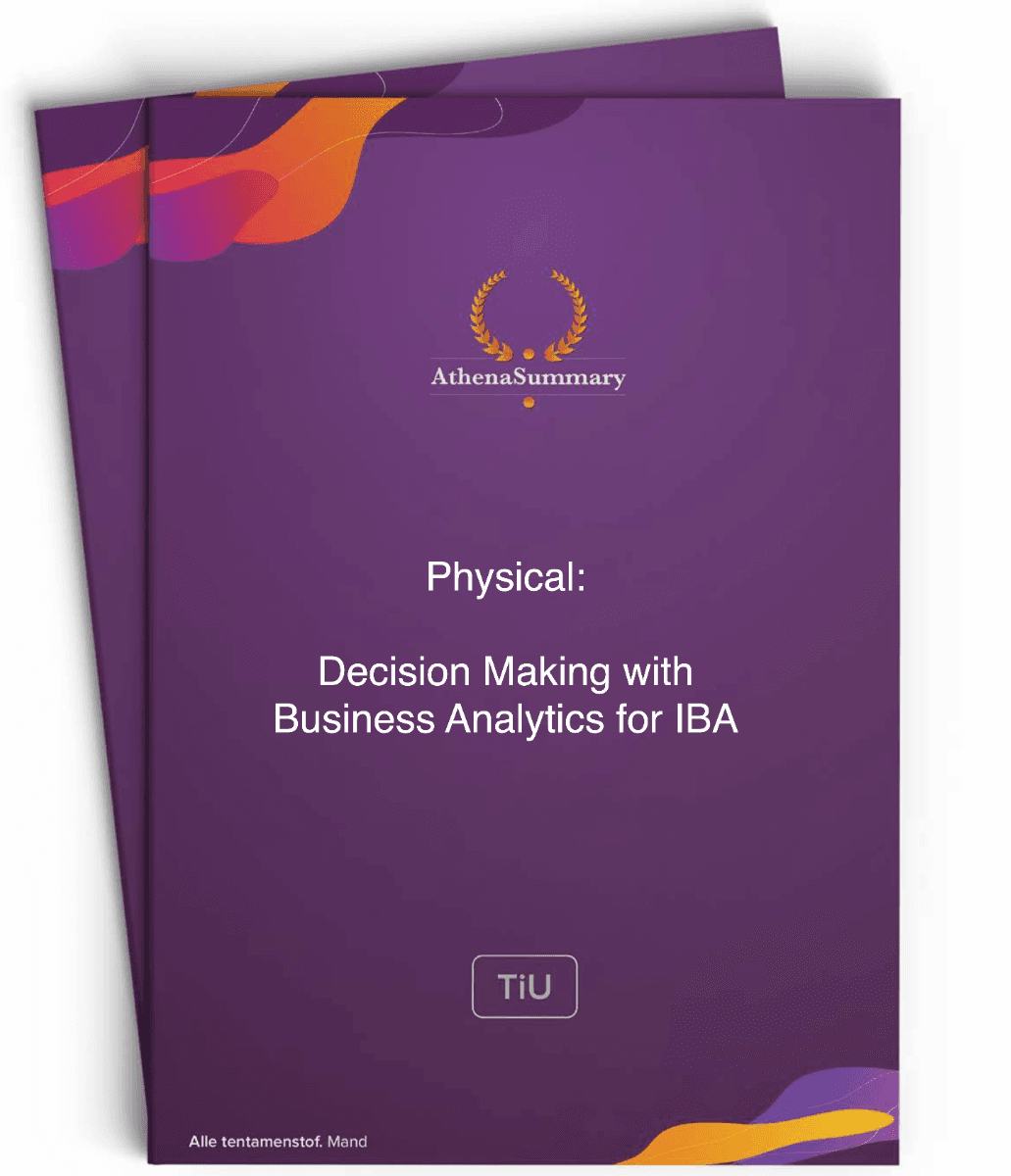 Physical: Decision Making with Business Analytics for IBA