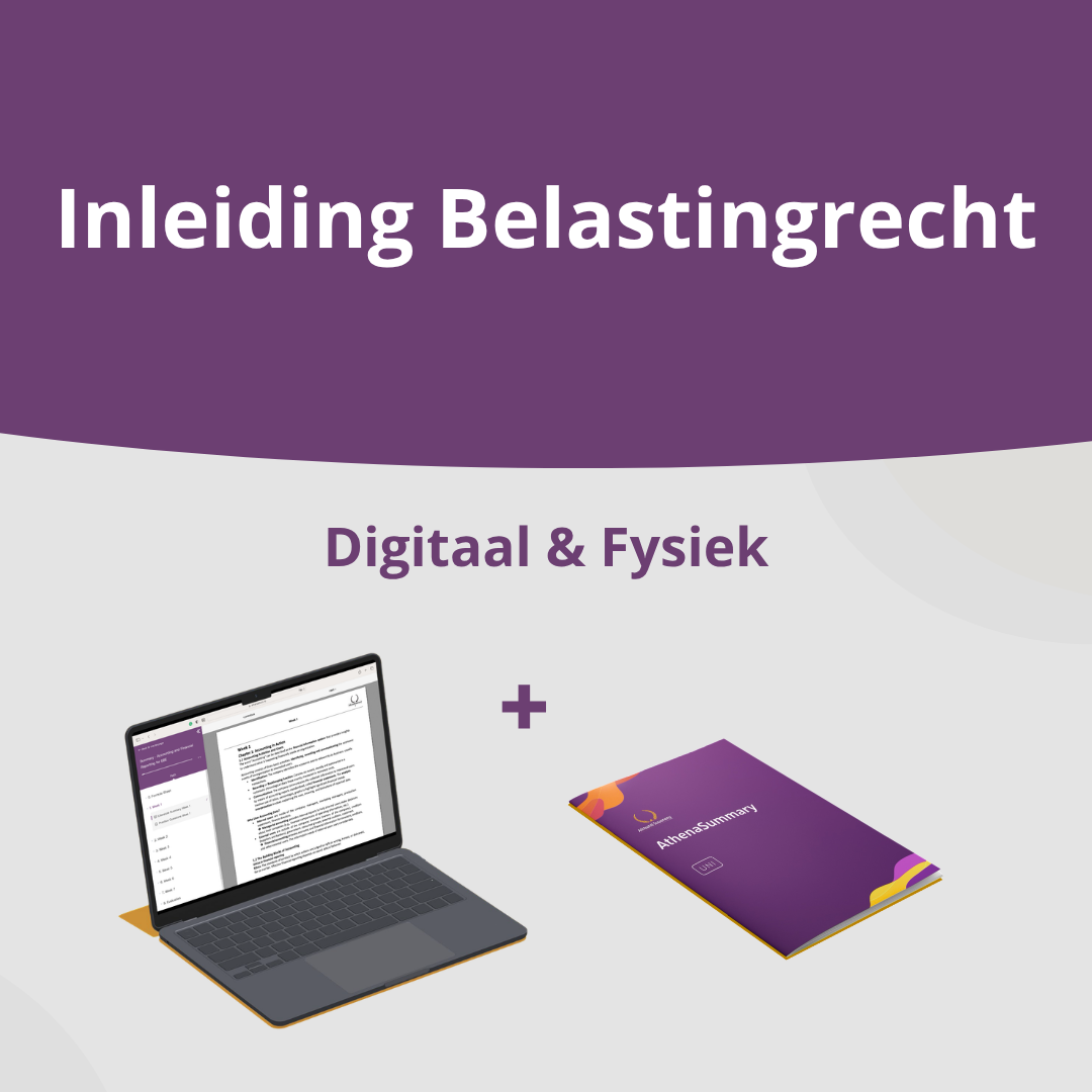 Inleiding Belastingrecht - Literatuursamenvatting