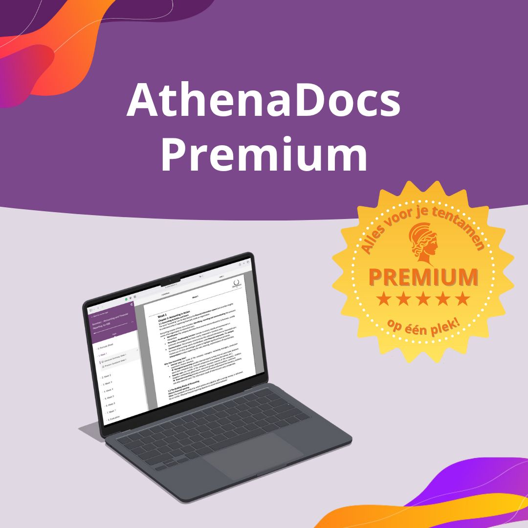 AthenaDocs Premium - Onderneming & Recht (tussentoets)