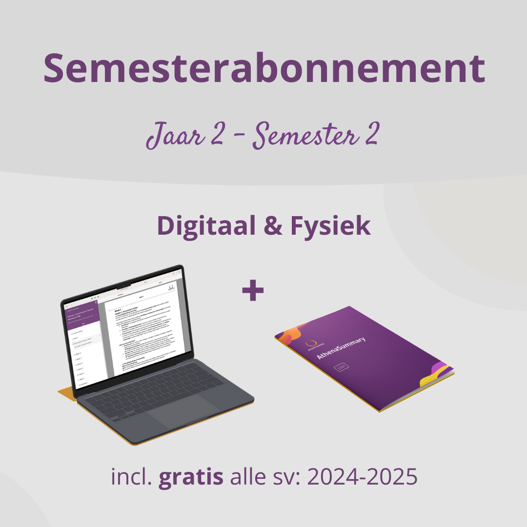 Gold Abonnement Jaar 2 - Semester 2
