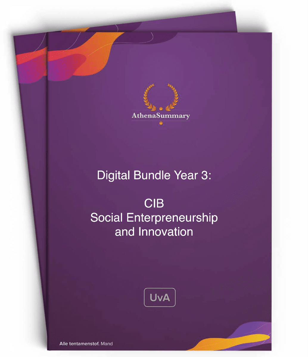 Digital Bundle: BA Year 3 Entrepreneurship