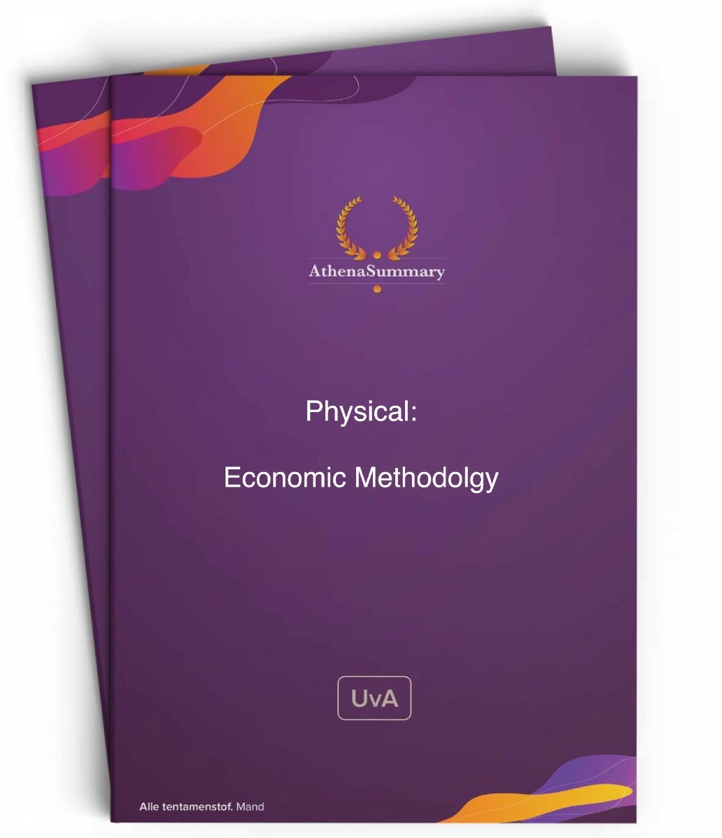 Physical: Economic Methodology