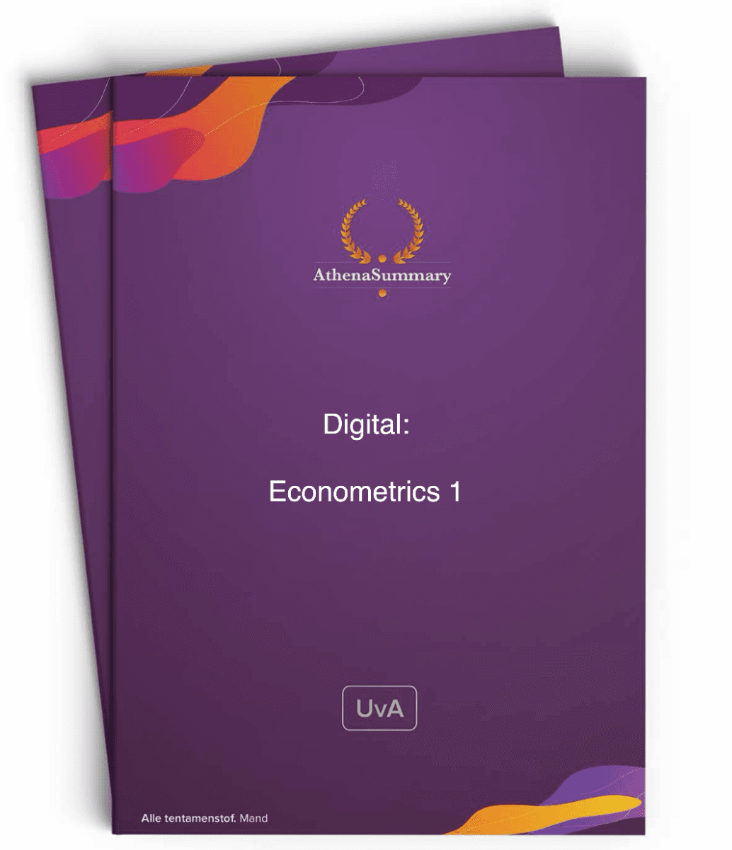 Digital: Econometrics 1