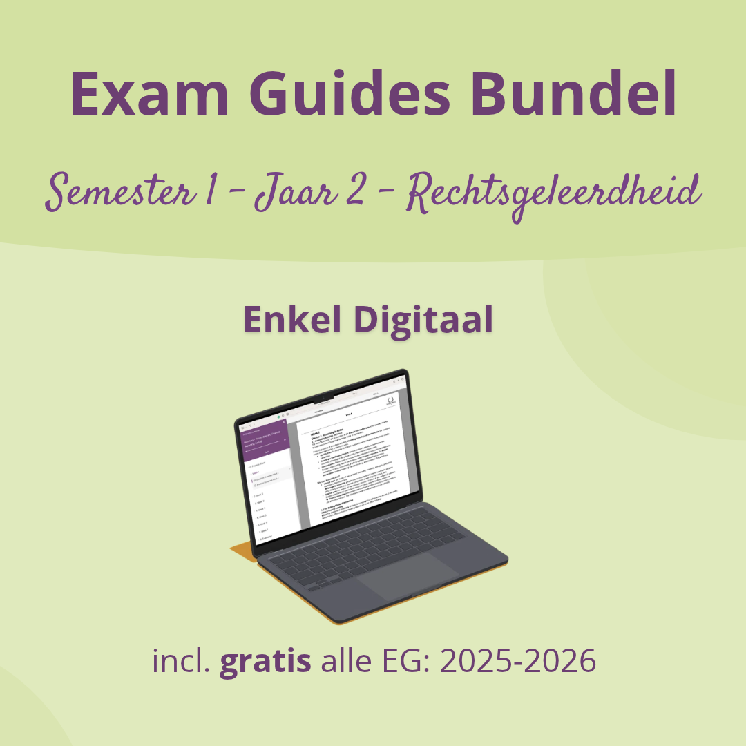 Exam Guides Bundel Semester 1