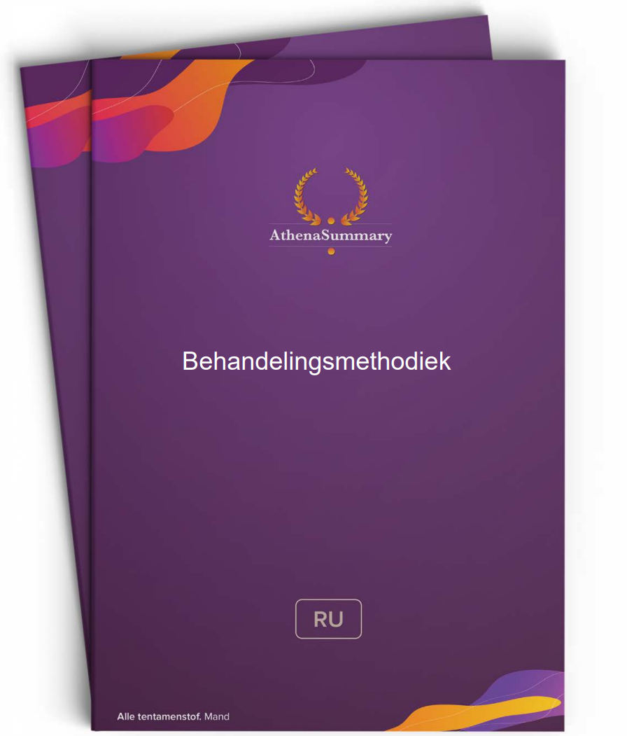 Digitaal: Behandelingsmethodiek