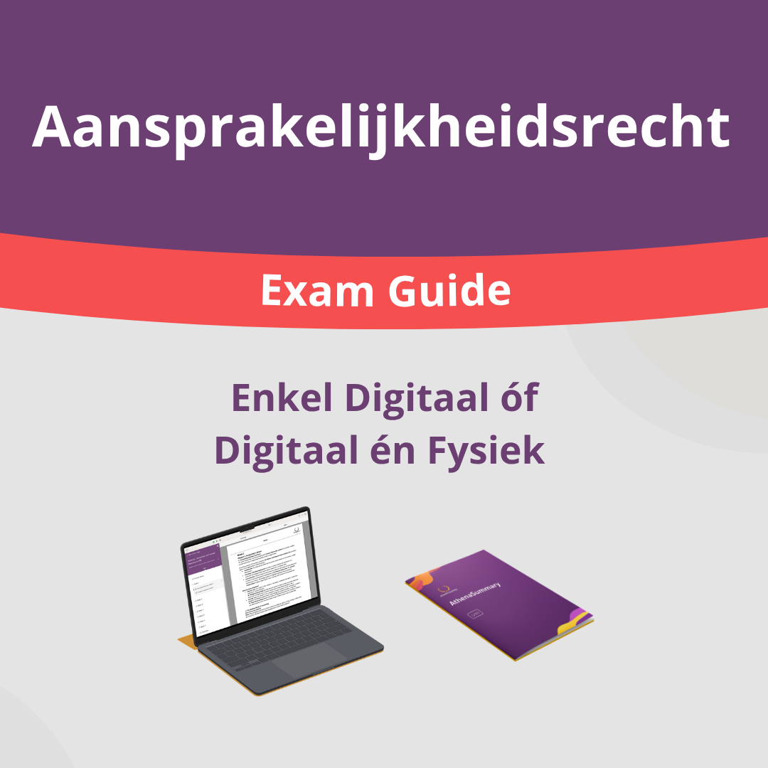 Aansprakelijkheidsrecht - Exam Guide