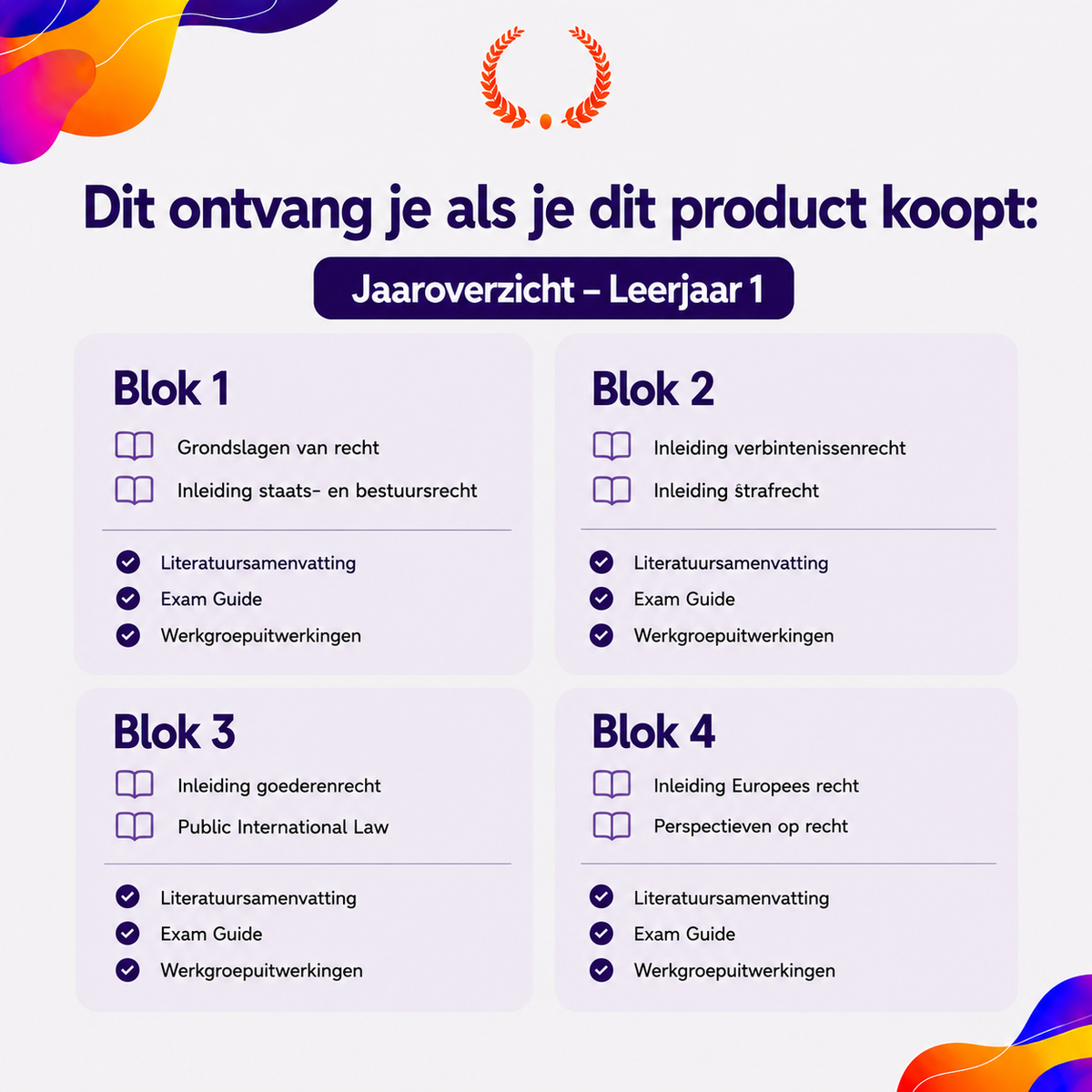 Jaarabonnement leerjaar 1 (UU) 