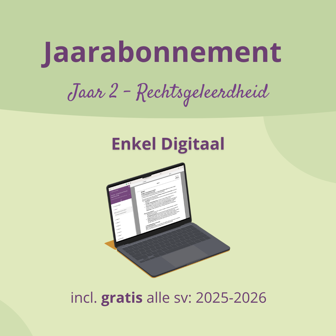 Jaarabonnement Jaar 2