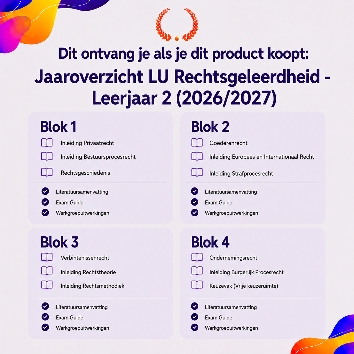 Jaarabonnement leerjaar 2 (LU) 