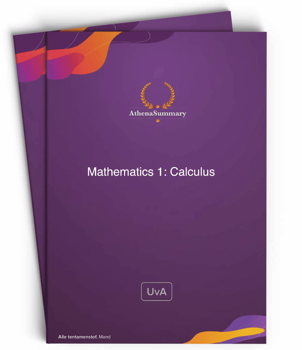Literature Summary: Mathematics 1: Calculus