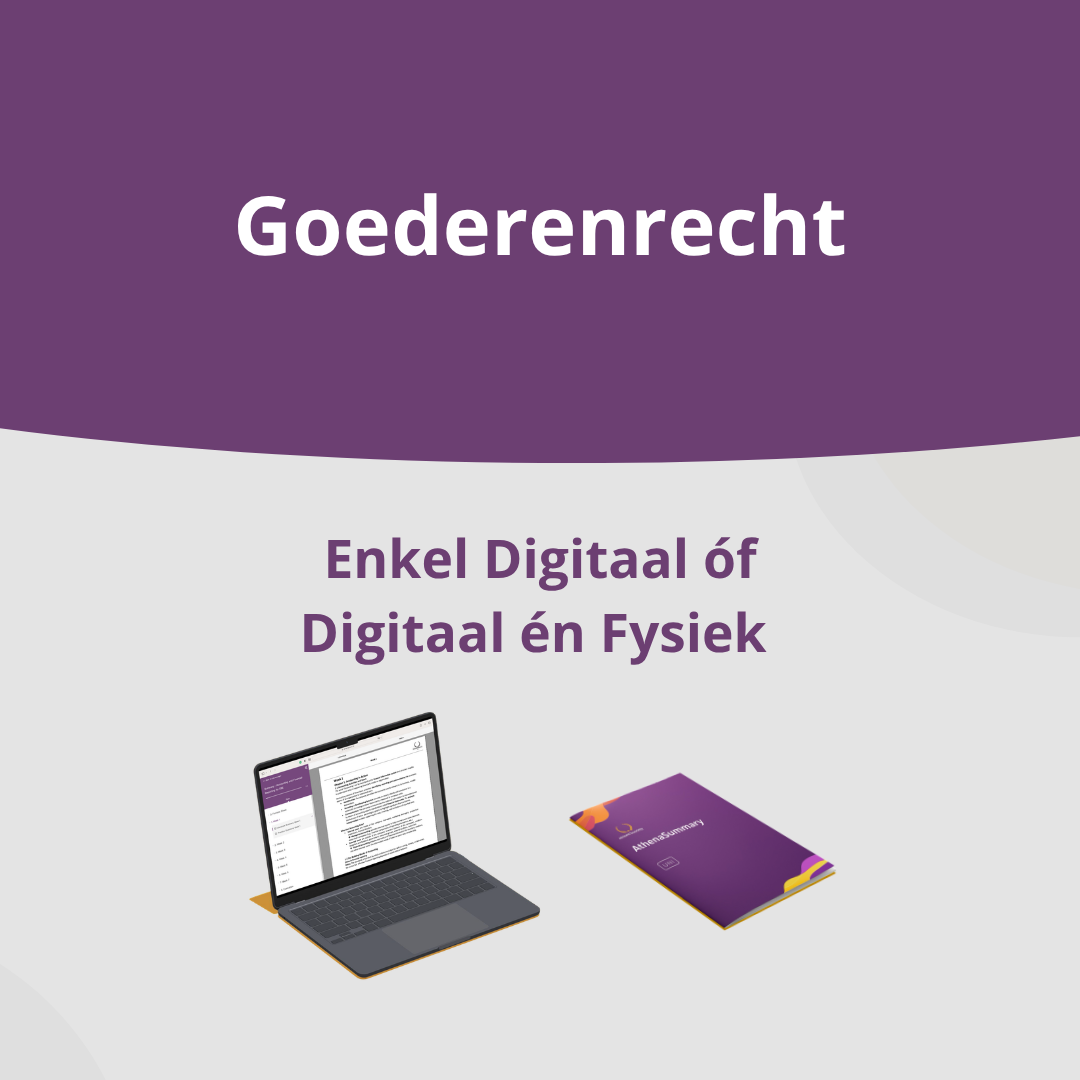 Samenvatting Goederenrecht 