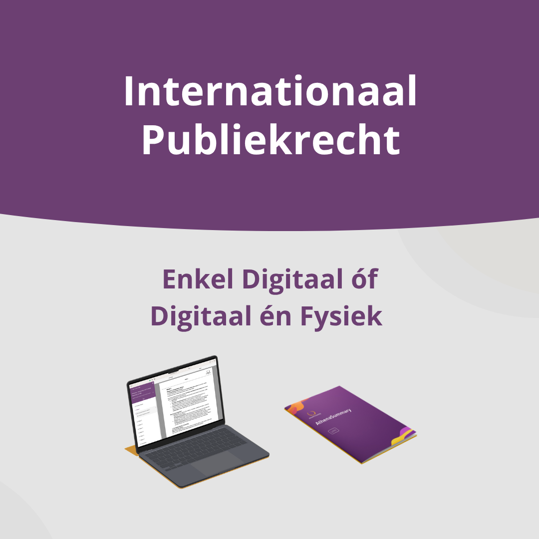 Samenvatting Internationaal Publiekrecht 