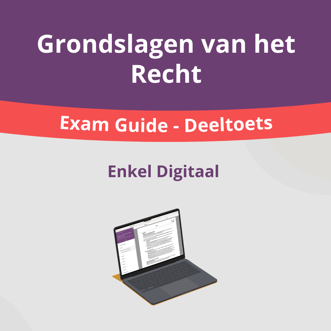 Deeltoets Grondslagen van het Recht