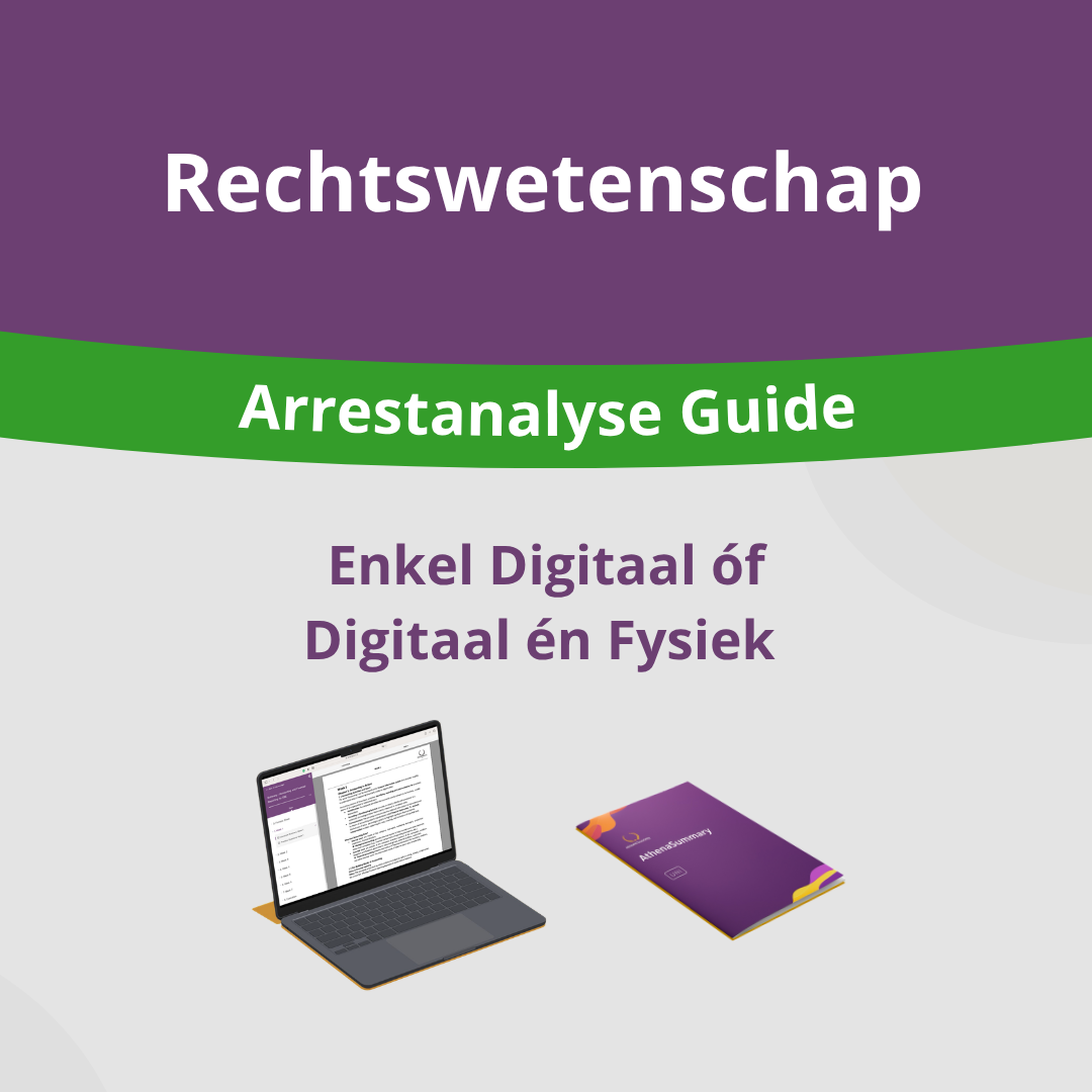 Rechtswetenschap - Arrestanalyse Guide