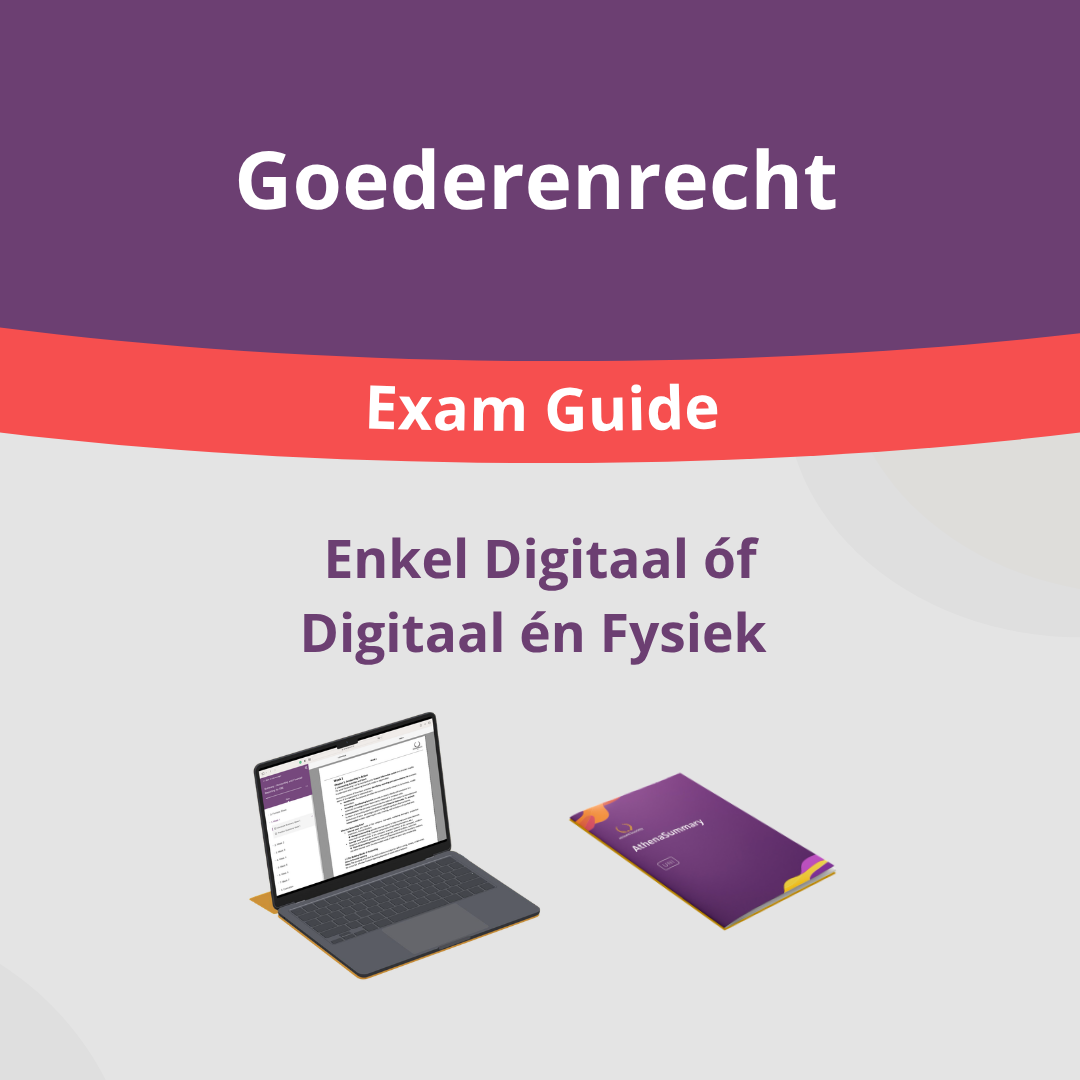Exam Guide Goederenrecht 
