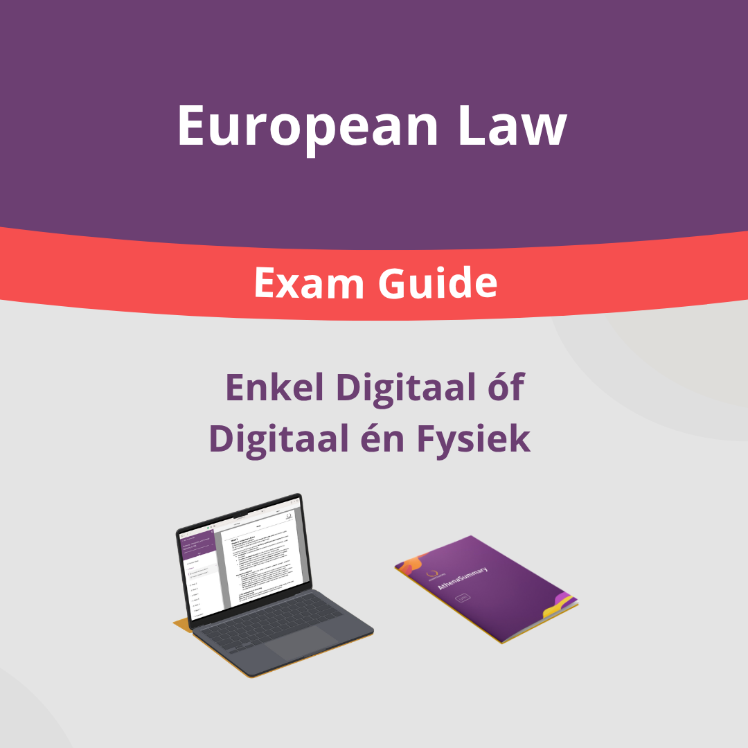Exam Guide European Law