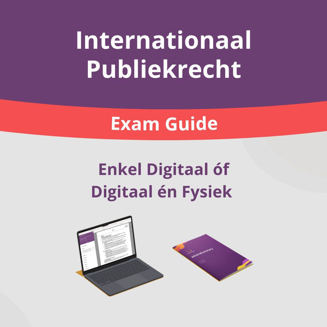 Exam Guide Internationaal Publiekrecht