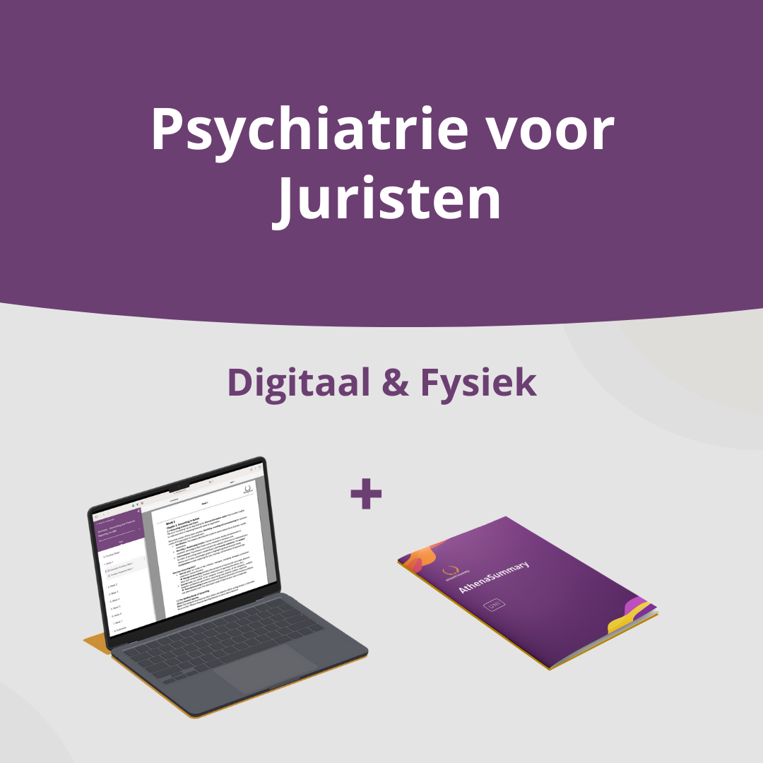 Psychiatrie voor Juristen - Literatuursamenvatting