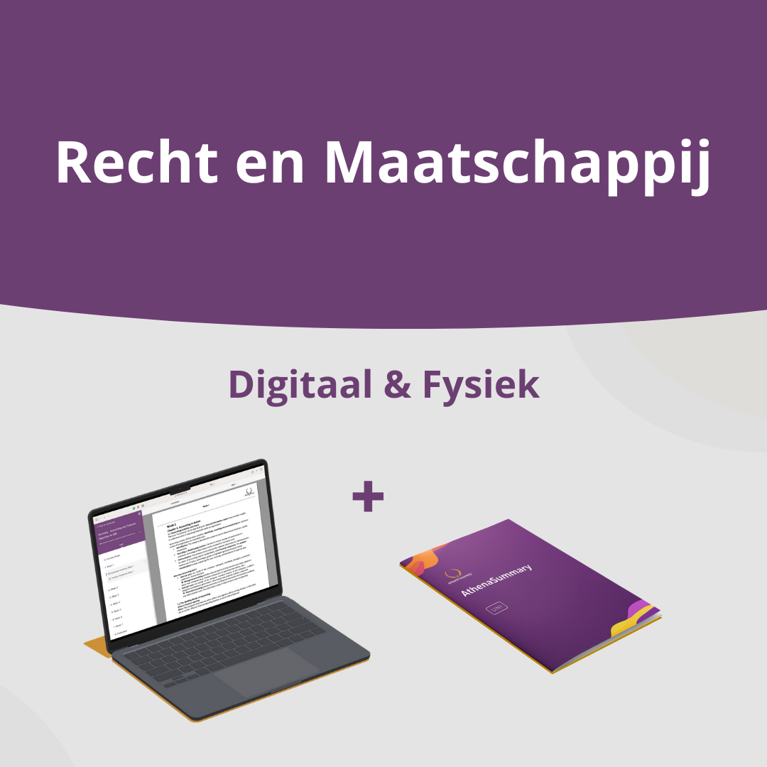 Recht en Maatschappij - Samenvatting