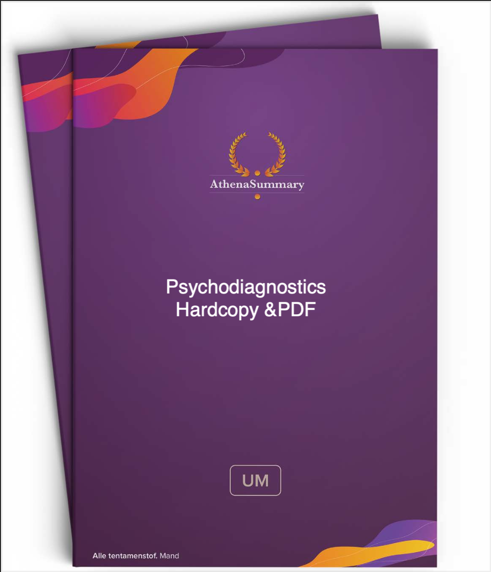 Hardcopy & digitaal: Psychodiagnostics