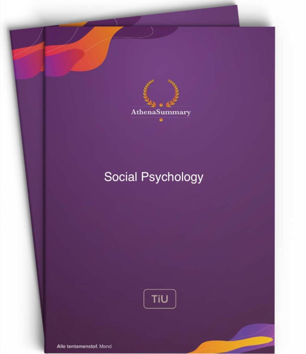 Hardcopy & digital: Social Psychology