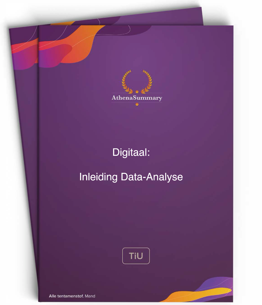 Digitaal: Inleiding Data-Analyse