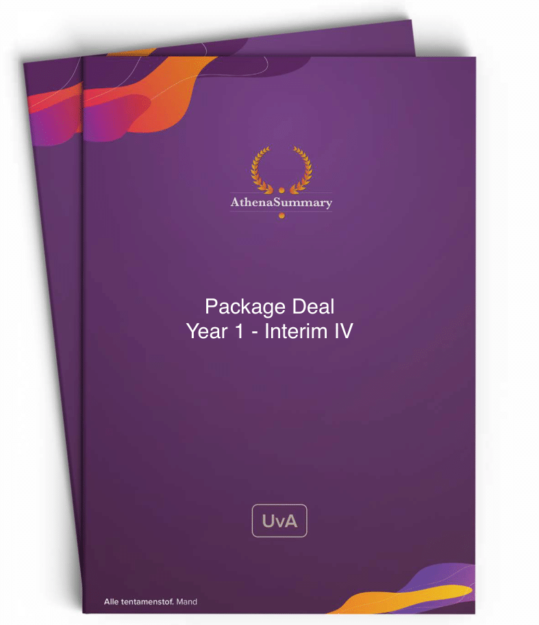 Package Deal - Year 1 - Block 4: ITBC & RMS