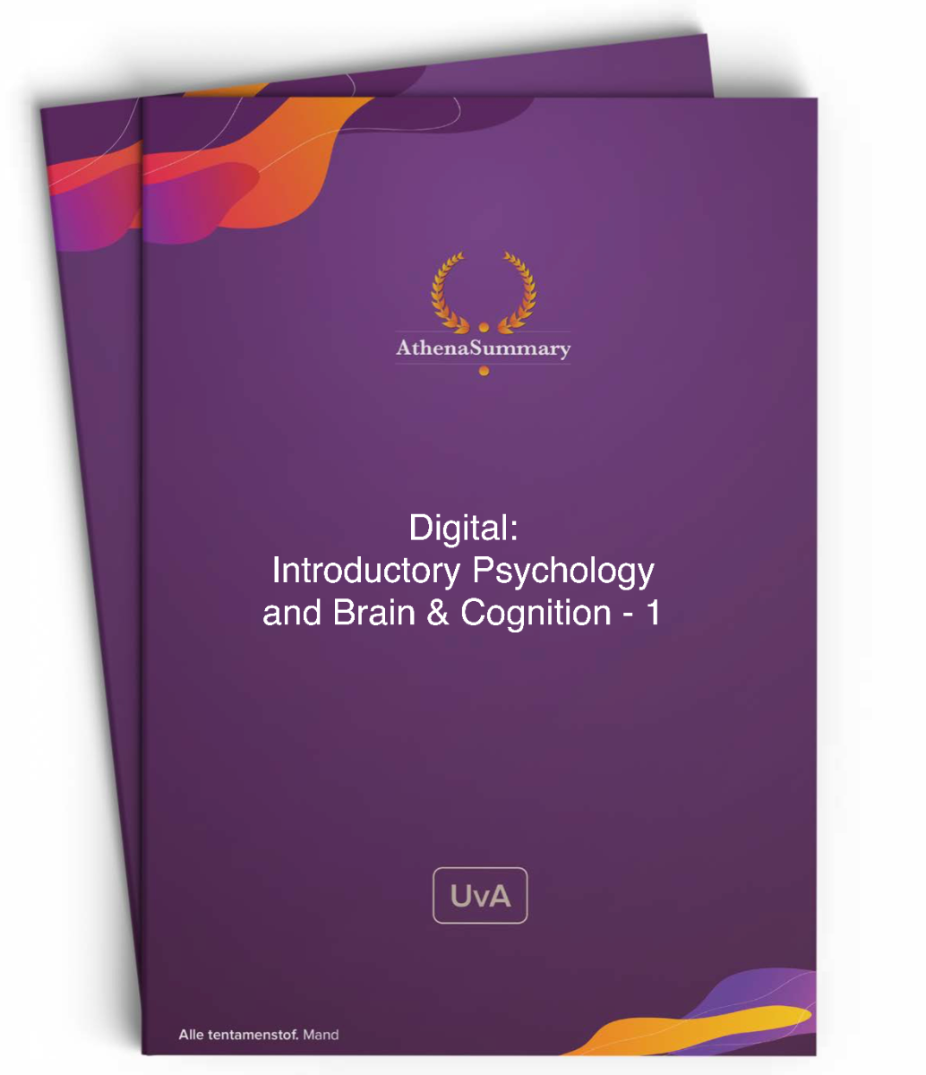 Digital: Introductory Psychology & Brain and Cognition - 1