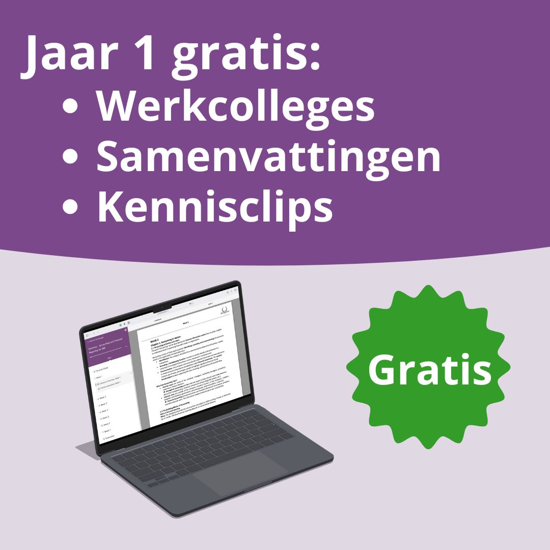 Jaar 1: Gratis Werkcollegeuitwerkingen en extra materiaal