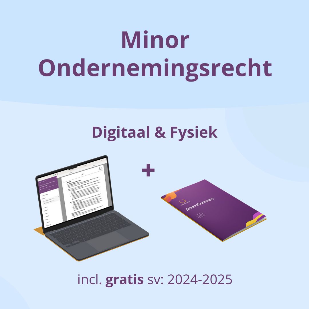 Bundel Minor Ondernemingsrecht