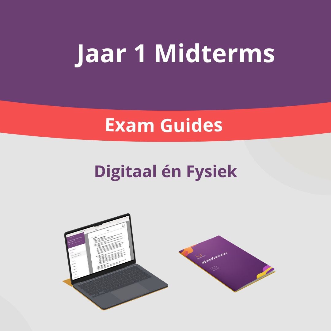 Bundel Exam Guides Jaar 1 - Semester 1 - Fysiek