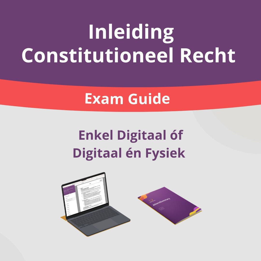 Inleiding Constitutioneel Recht - Exam Guide