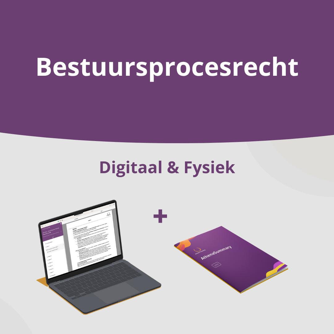 Bestuursprocesrecht - Samenvatting Bestuursprocesrecht - Samenvatting