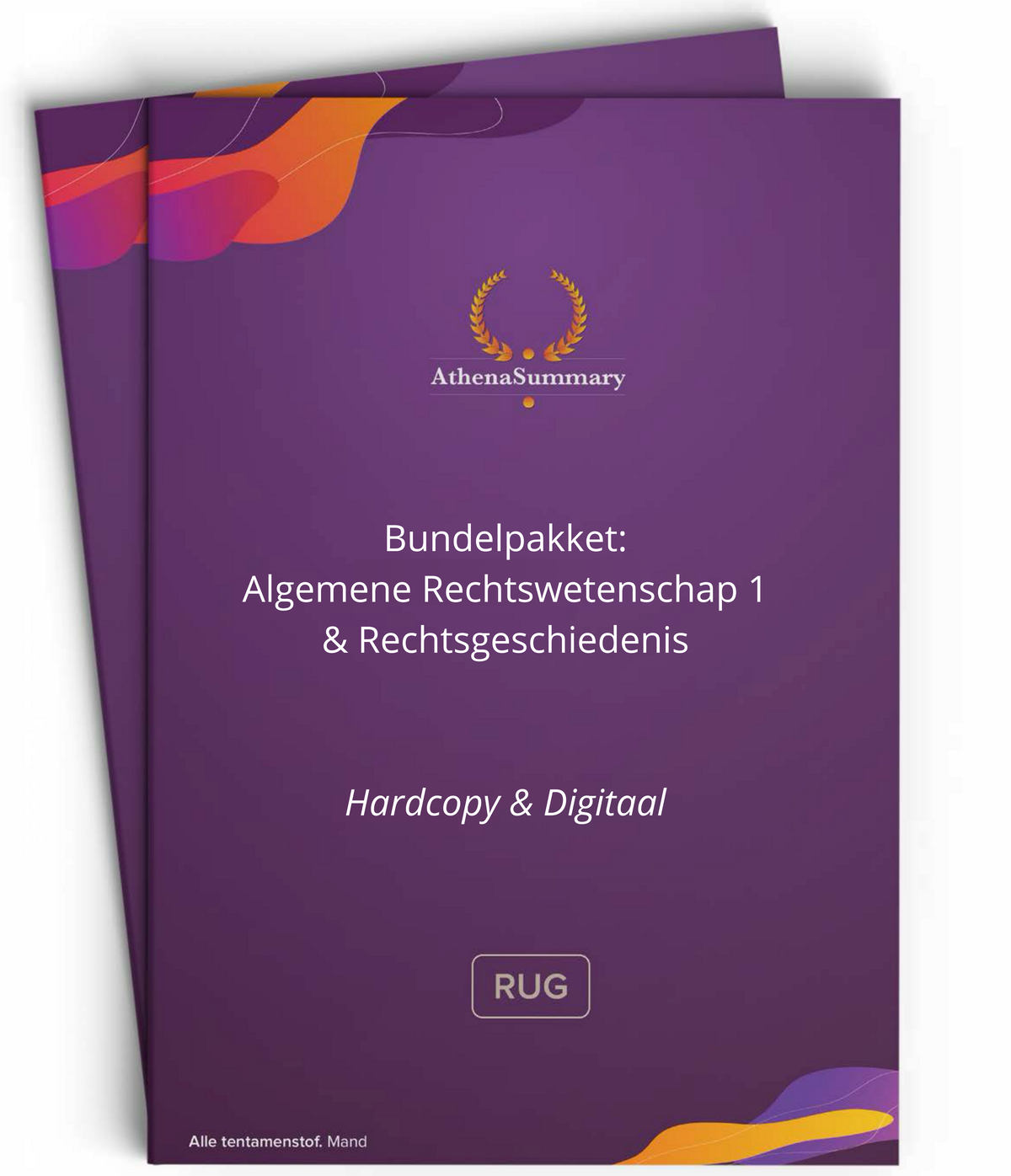 Bundelpakket | Algemene Rechtswetenschap 1 & Rechtsgeschiedenis