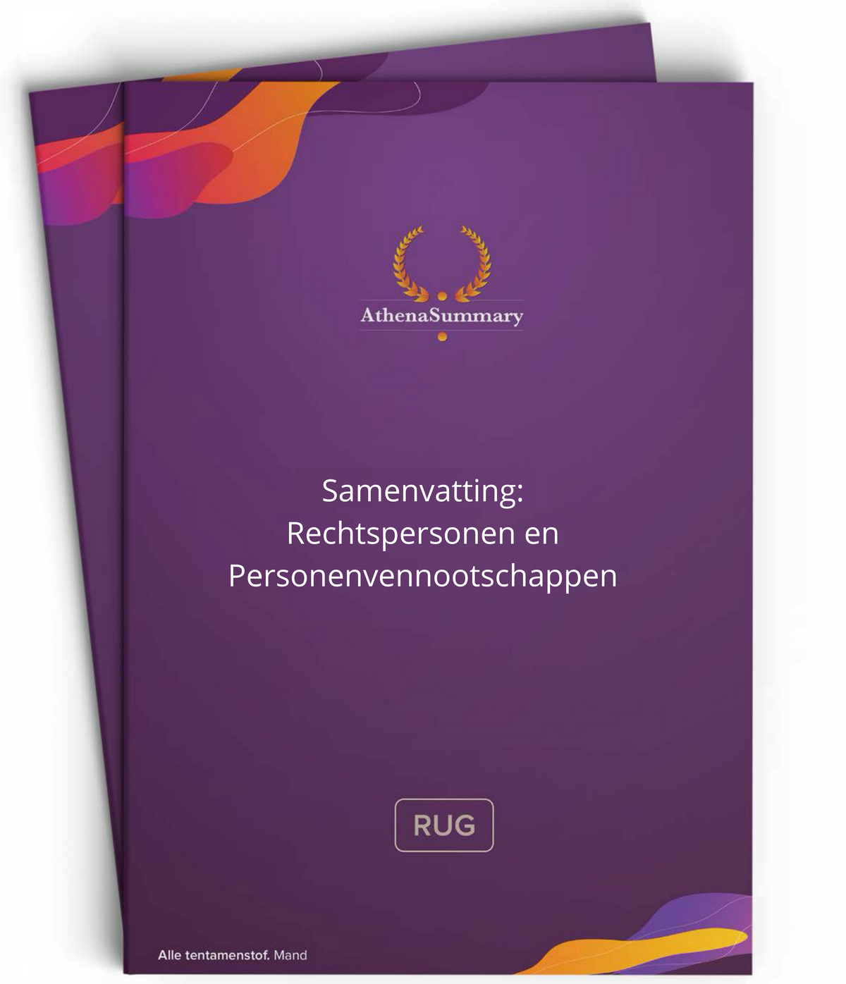 Samenvatting | Rechtspersonen en Personenvennootschappen