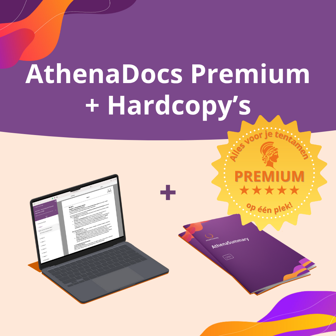 AthenaDocs Premium & Hardcopy's: Recht, Economie en Maatschappij