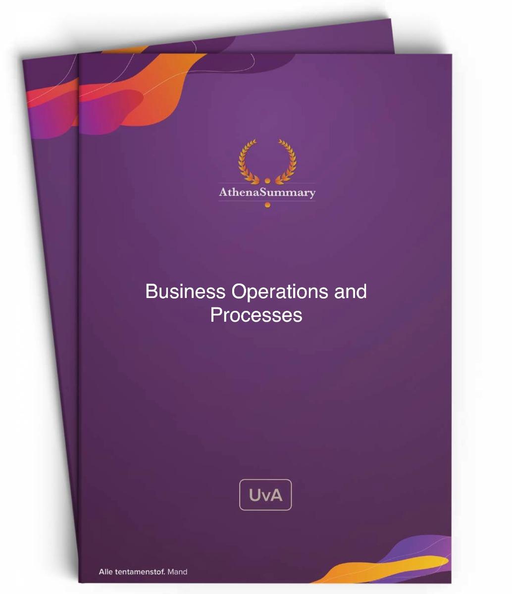 Literature Summary: Business Operations and Processes BA 23/24