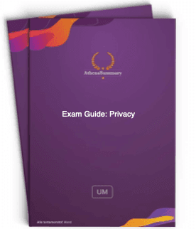 Exam Guide - Privacy