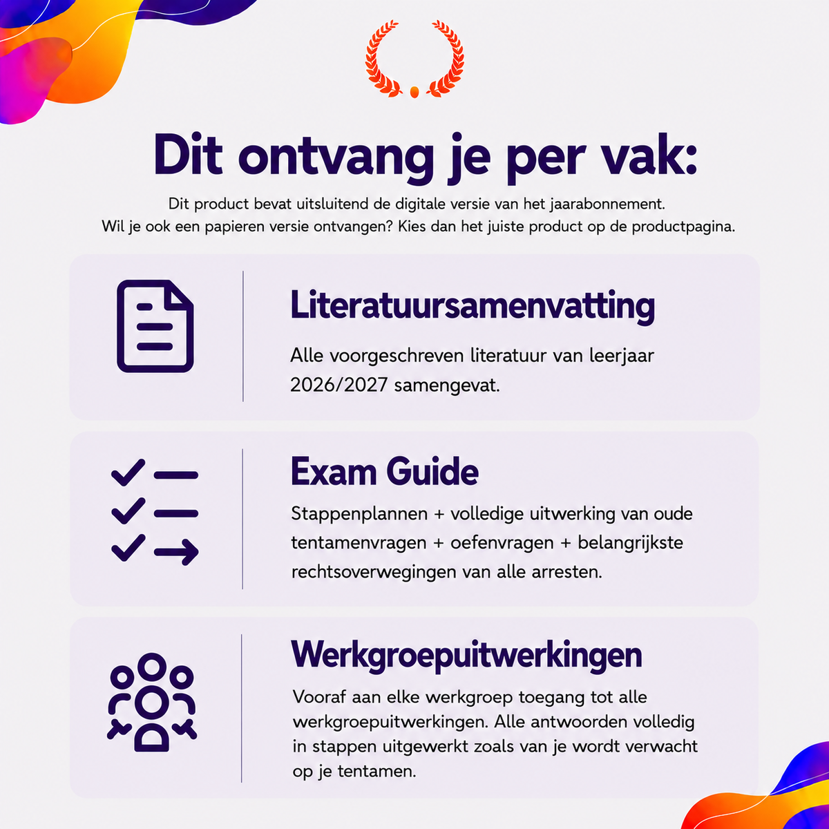 Jaarabonnement leerjaar 2 (UU) Jaarabonnement leerjaar 2 (UU)
