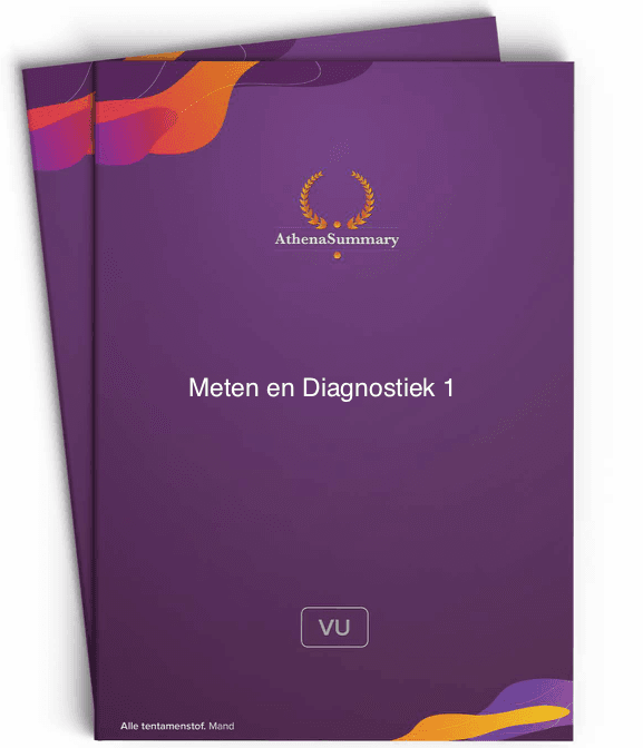 Literatuursamenvatting - Meten en Diagnostiek 1 23/24