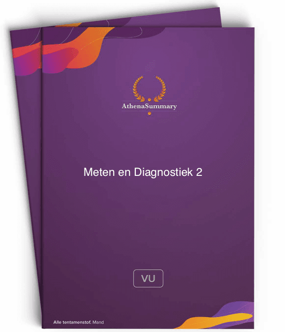 Literatuursamenvatting - Meten en Diagnostiek 2 23/24
