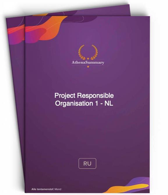 Project Responsible Organisation 1 - NL