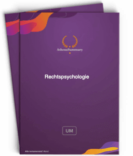 Exam Guide - Rechtspsychologie