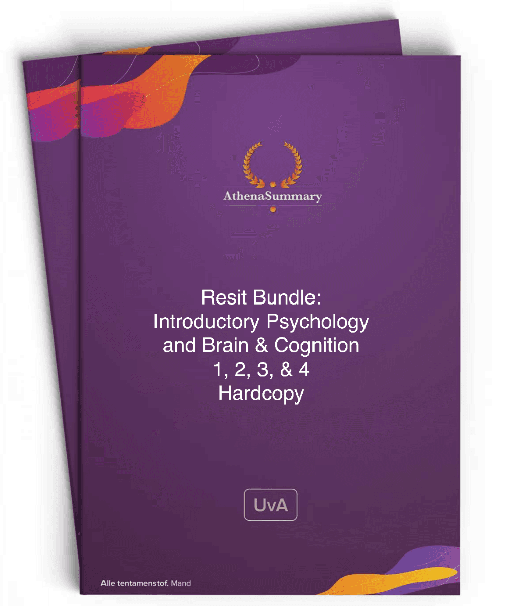 Resit Bundle: Introductory Psychology and Brain & Cognition - Hardcopy