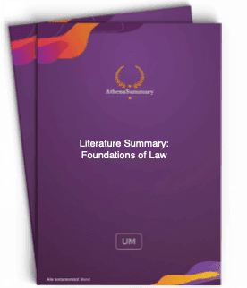 Literature Summary - Foundations of Law