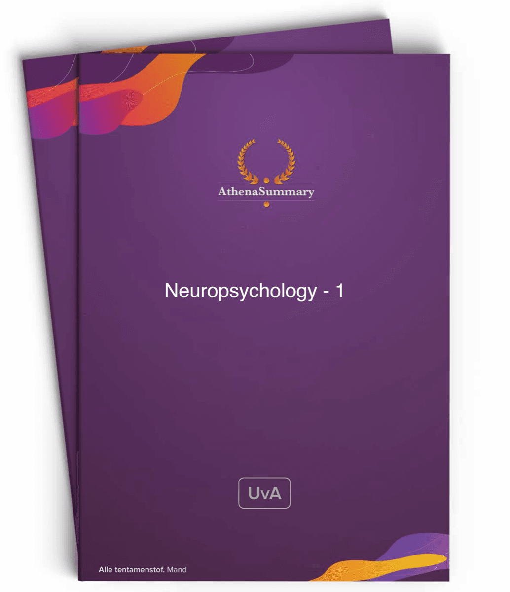 Literature Summary: Neuropsychology - 1