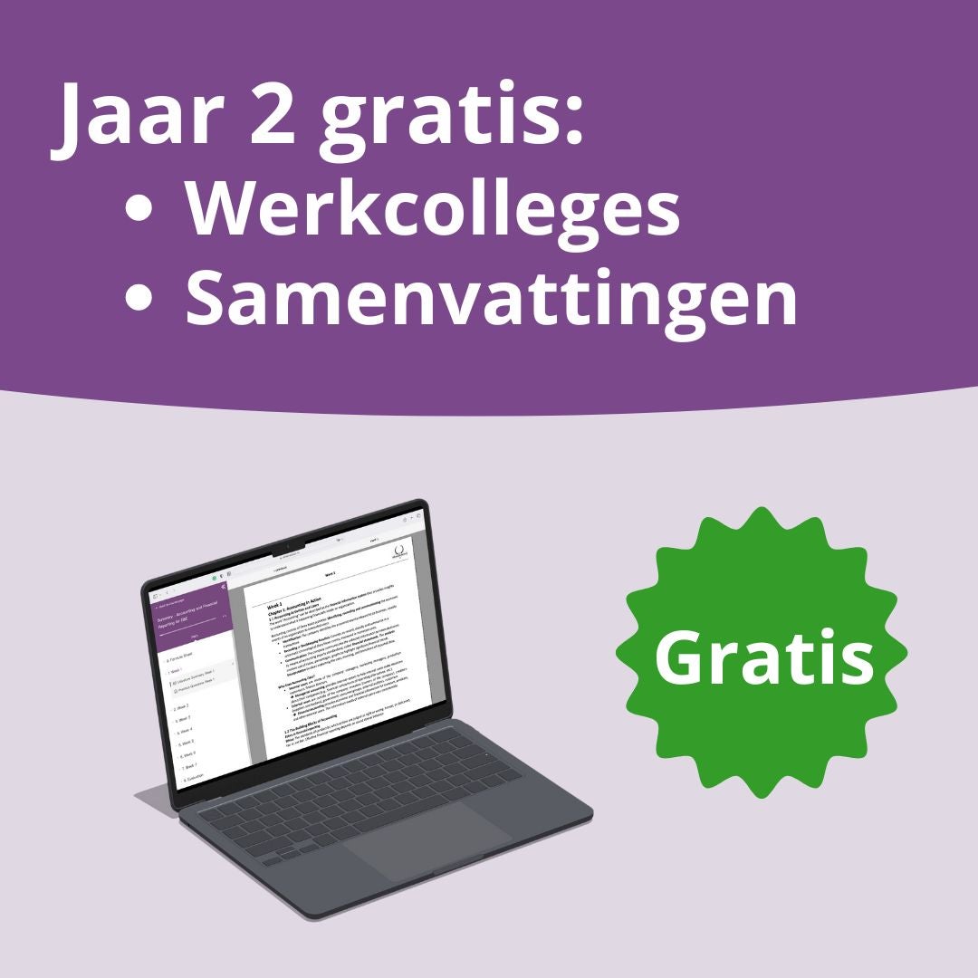 Jaar 2: Gratis werkcollege-uitwerkingen en extra materiaal Jaar 2: Gratis werkcollege-uitwerkingen en extra materiaal