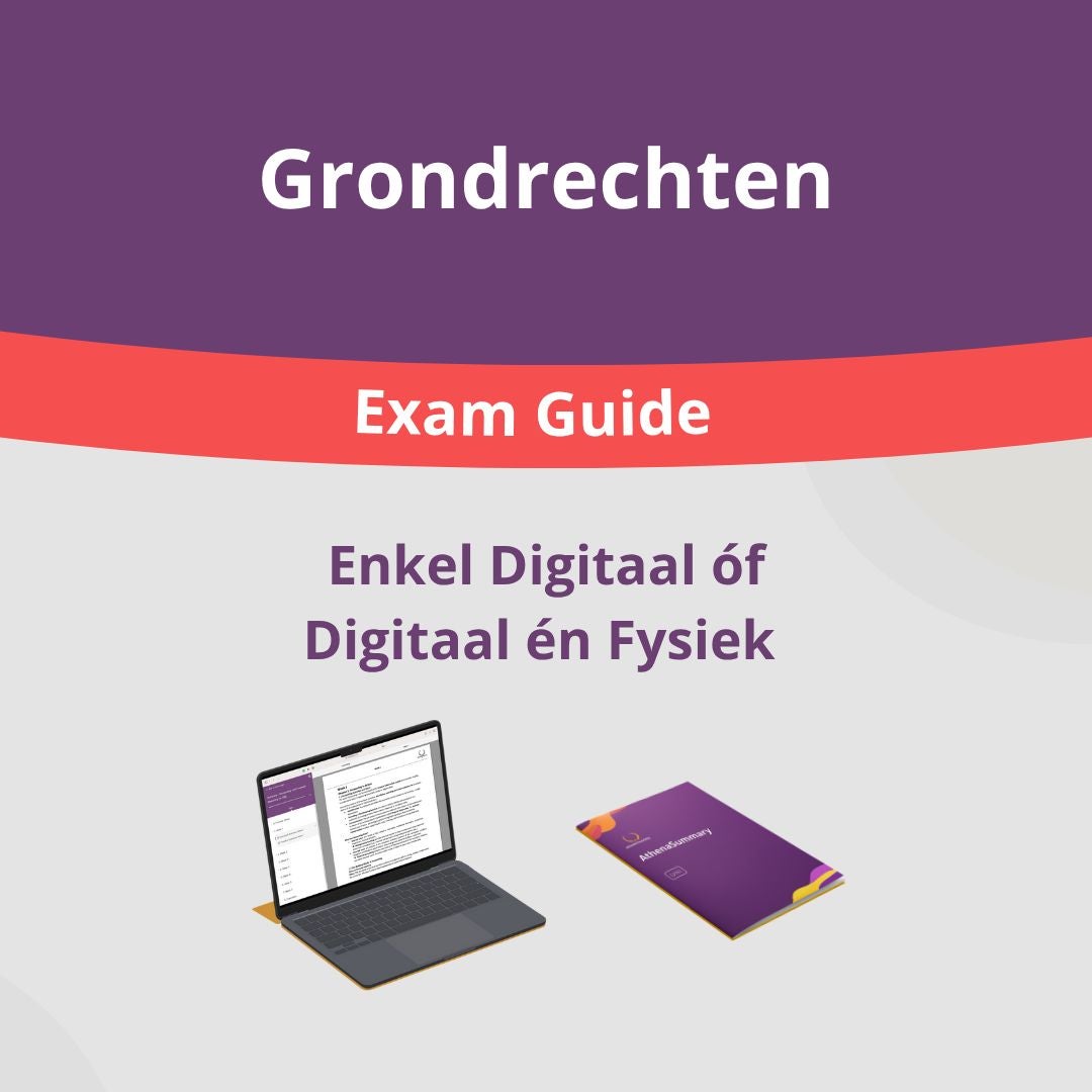 Grondrechten - Exam Guide Grondrechten - Exam Guide